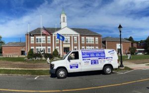 Campaign Van at Municipal Center